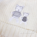 Baby Winter Winter Termal Baanie Gorro con bordado de animales